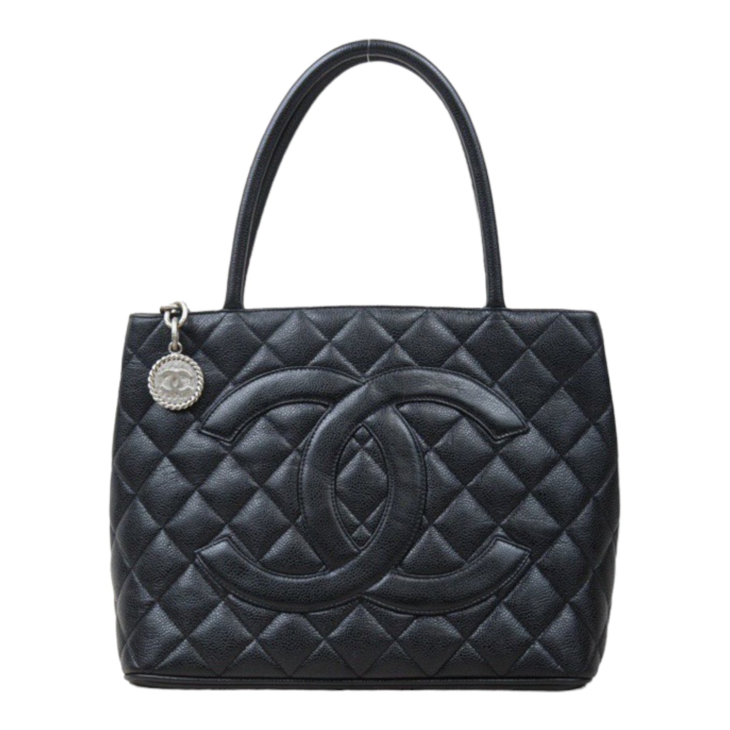 Rank A｜ CHANEL Caviar Skin Leather Calf Leather Tote Bag Made In 2000～2002Year｜24050902