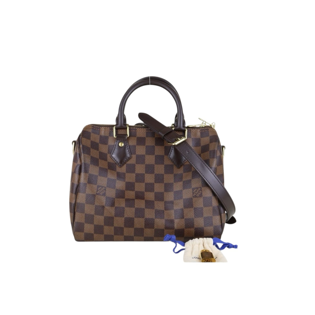 Good ( Rank AB)｜ LV Damier Speedy 25 Hand Bag With Shoulder Strap｜S25062304
