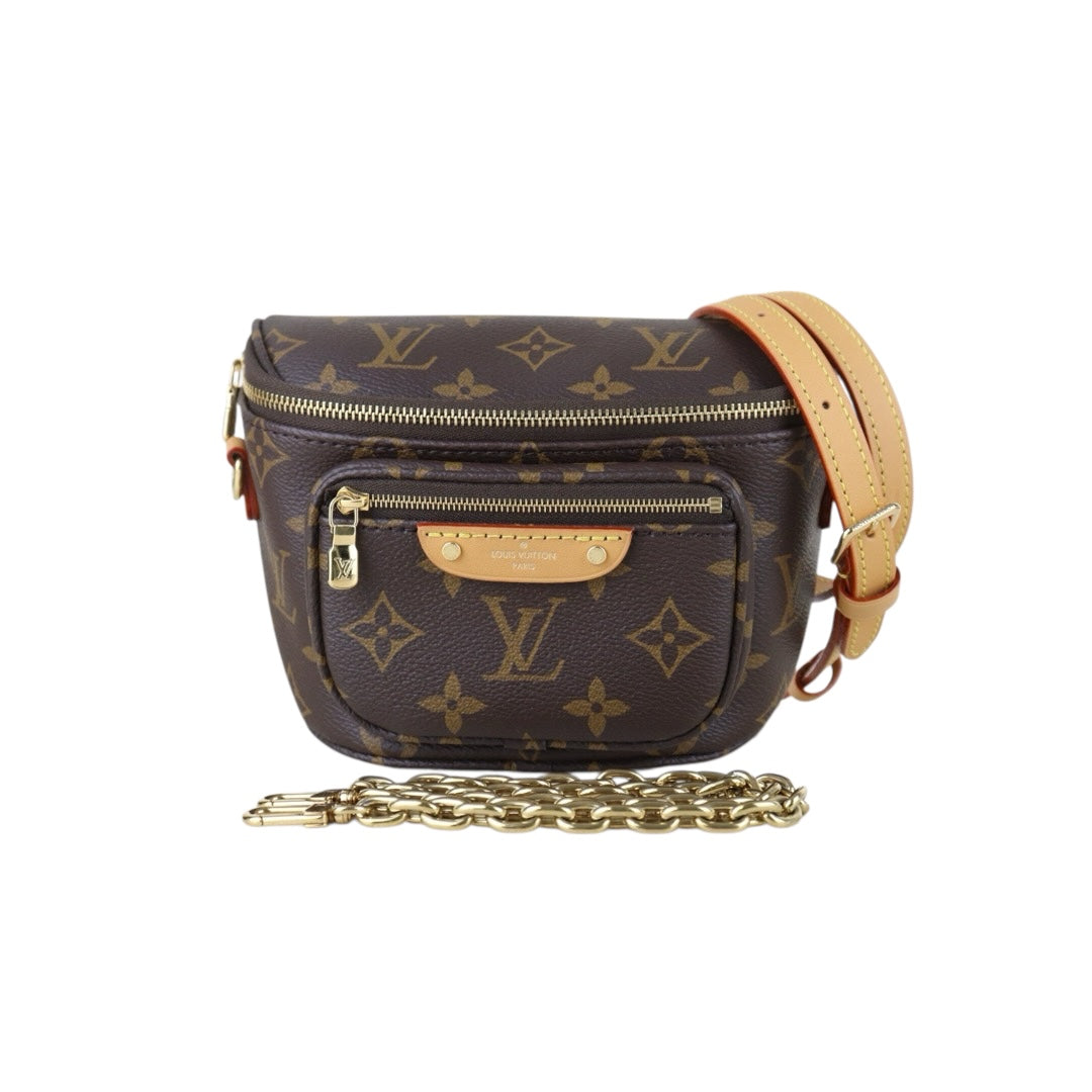 Include Entrupy Certificate of Authenticity｜Very Good ( Rank A)｜Louis Vuitton Monogram Mini Bumbag Shoulder Bag Waist Bag IC Chips Model ｜S26062213
