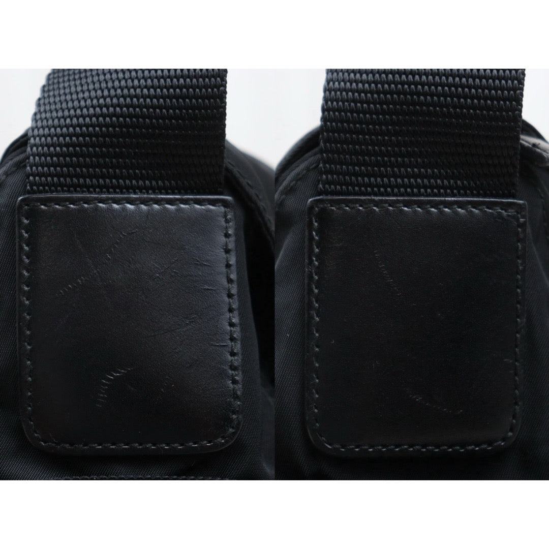 Good ( Rank AB) ｜Prada  Nylon ShoulderBag Black Silver Hardware｜25071711