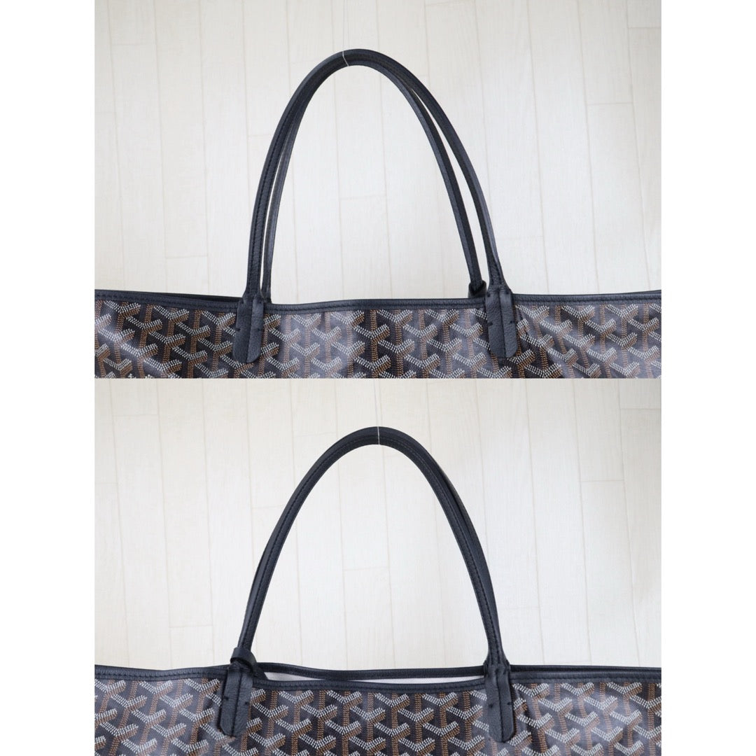 Very Good ( Rank A)｜ Goyard Saint-Louis GM Tote Bag Black｜S25100504