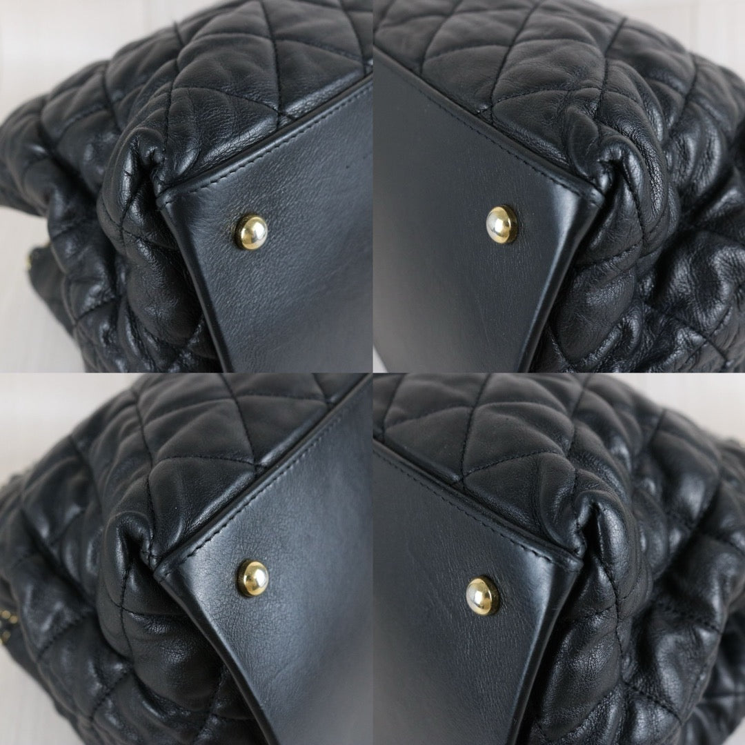 Good ( Rank AB) ｜ CHANEL  Coco Mark Calf Leather Matrasse Chain ToteBag  Made In 2012～2013Year ｜S26030814