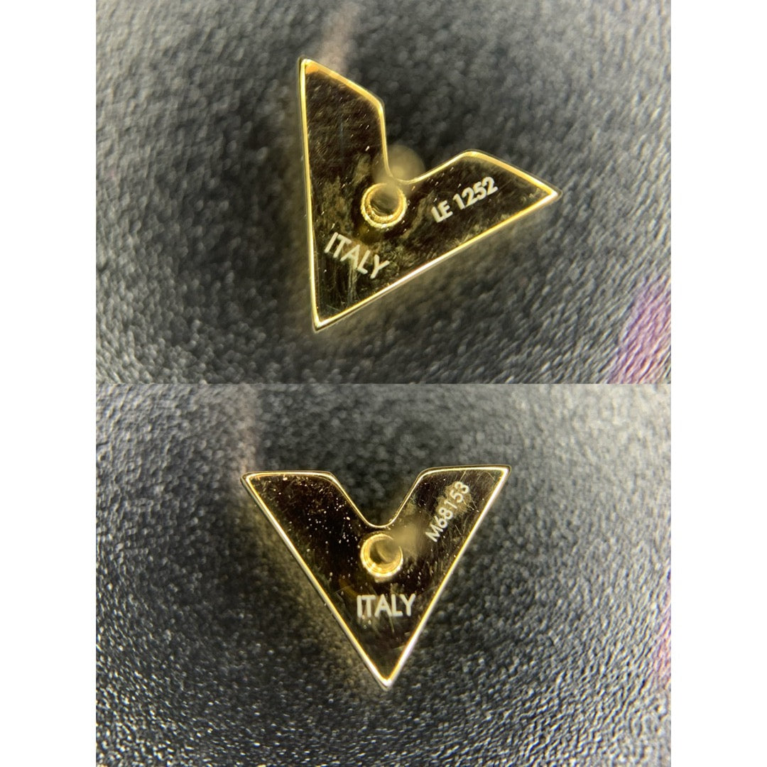 Include Authentic Detective Certificate of Authenticity｜Very Good ( Rank A) ｜ Louis Vuitton Collier Essential V Earrings ｜26042007