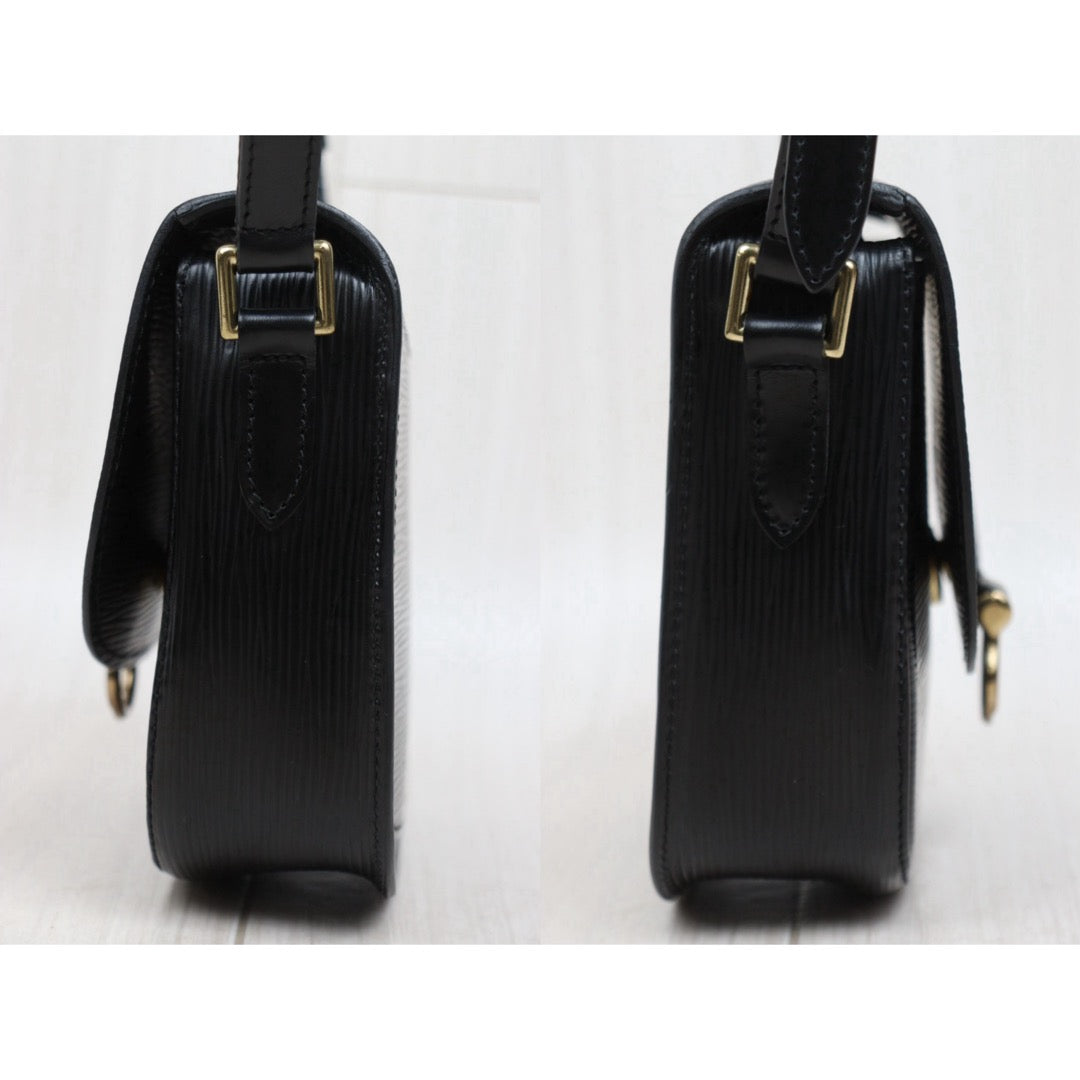 Good ( Rank AB)｜LV Epi Saint-Cloud PM Shoulder Bag Black｜25103005