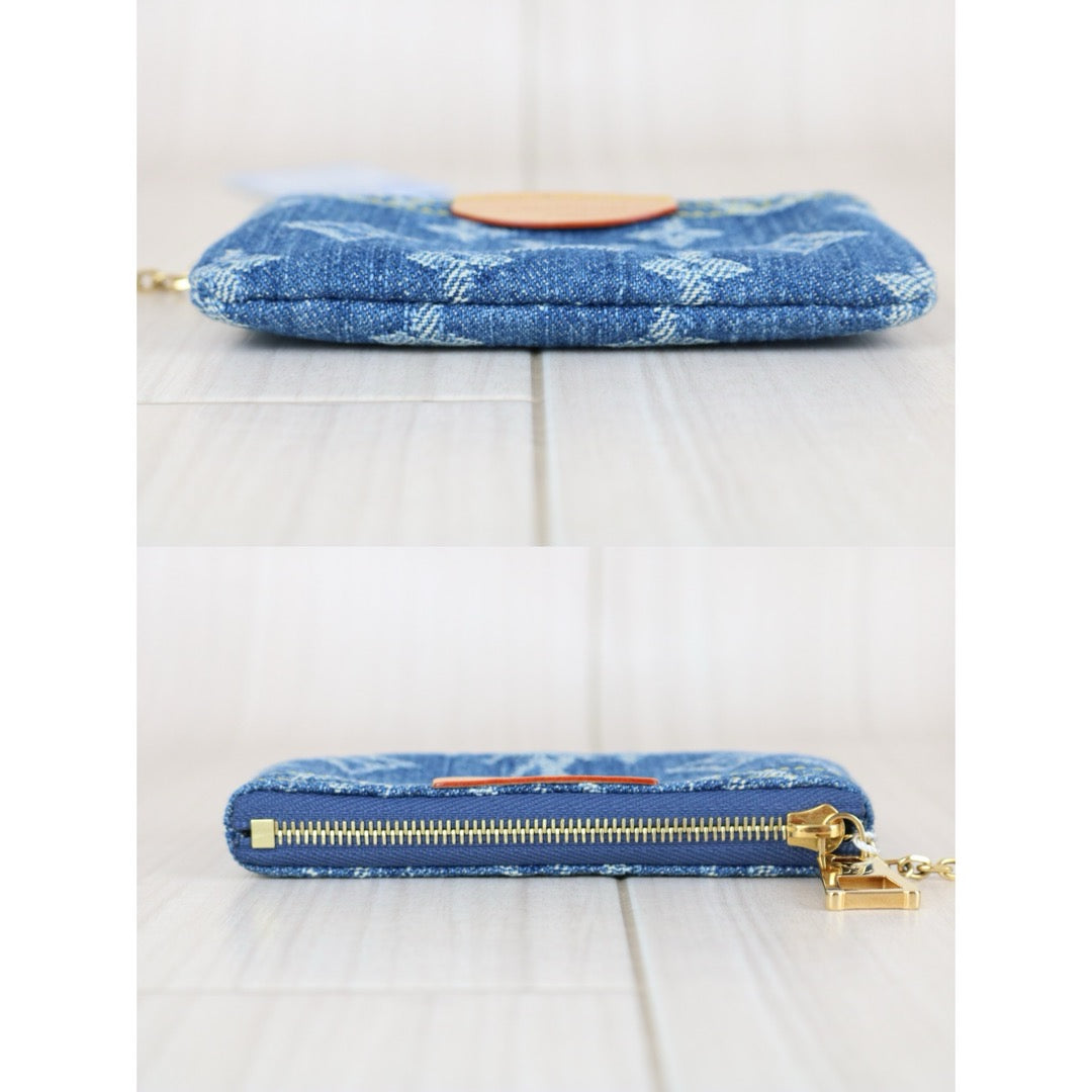 Very Good ( Rank A)｜LV Monogram Denim Pochette Cre｜X25082805