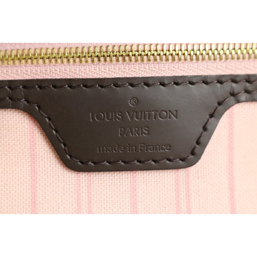 Include Entrupy Certificate of Authenticity｜Good ( Rank AB)｜Louis Vuitton Damier Neverfull MM With Pouch ｜S26052515