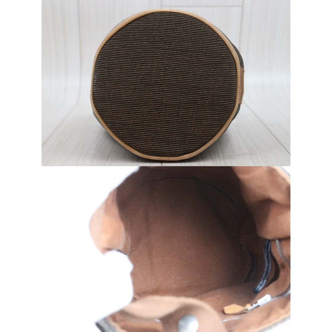 Good ( Rank AB)｜ Hermes Saxo Vintage Canvas Basket Brown PM｜V25102103