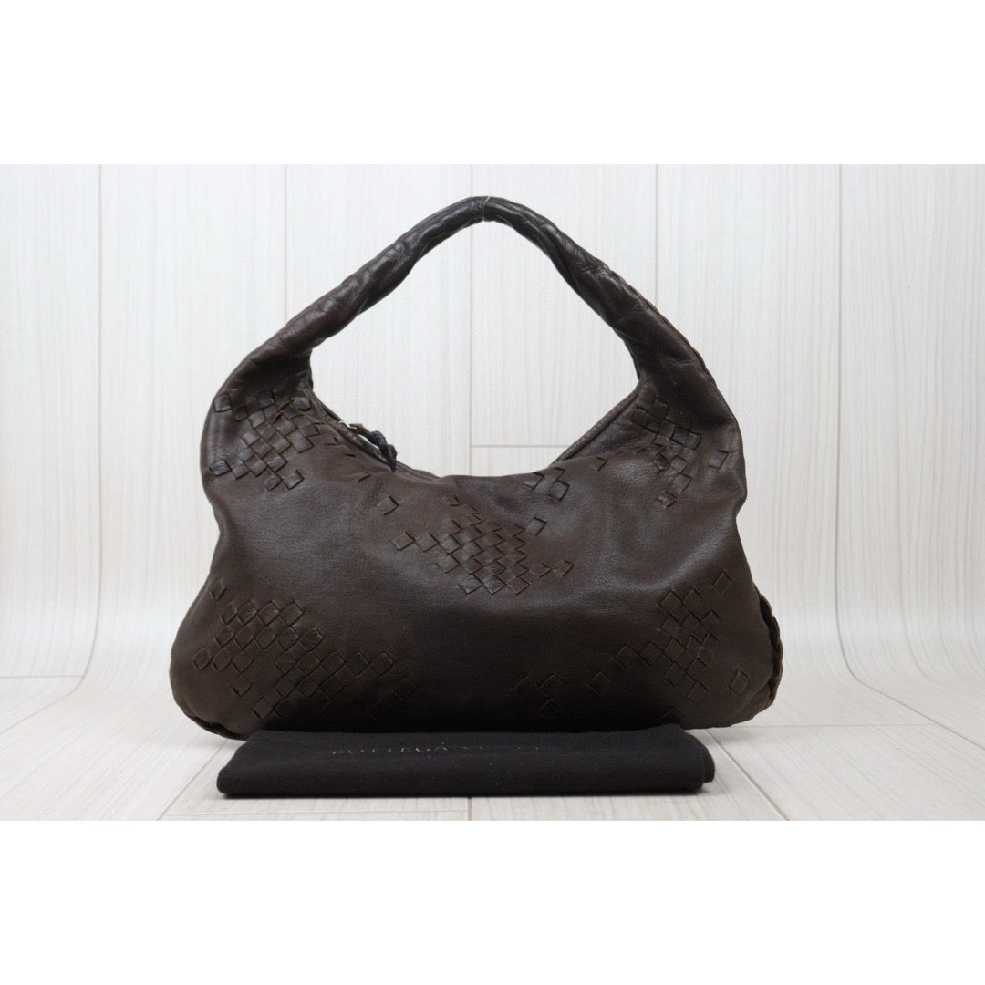 Fair ( Rank B) ｜ Bottega Veneta Lamb Skin Braid Shoulder Bag｜Q25010702