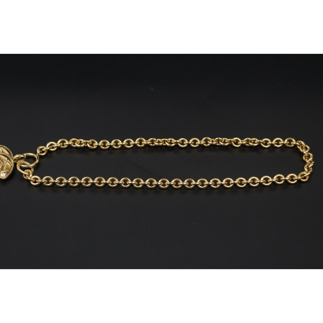 Very Good ( Rank A) ｜  CHANEL Vintage Coco Mark Gold Necklace ｜24112105