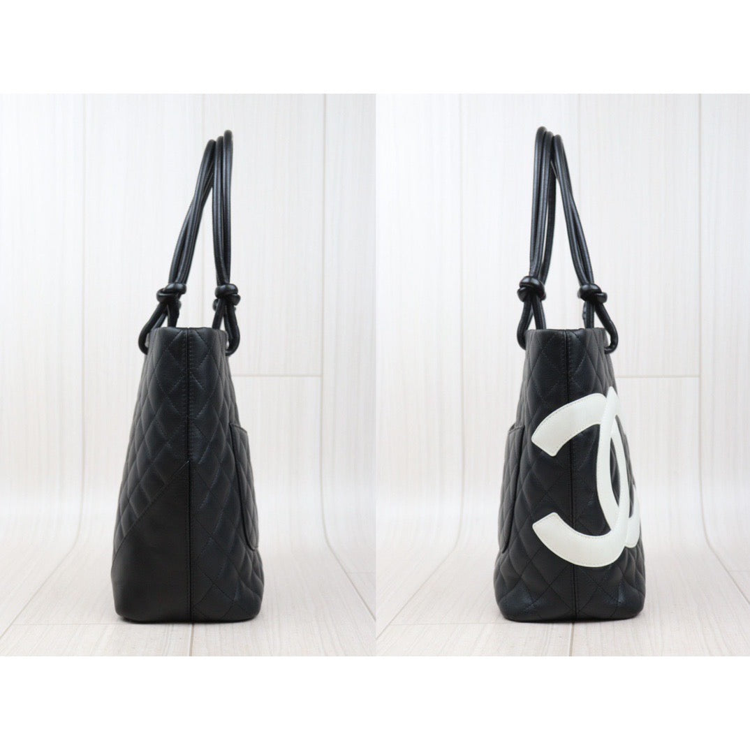 Rank AB ｜ CHANEL Cambon Line ToteBag  Made In 2004-2005 Year｜24040803