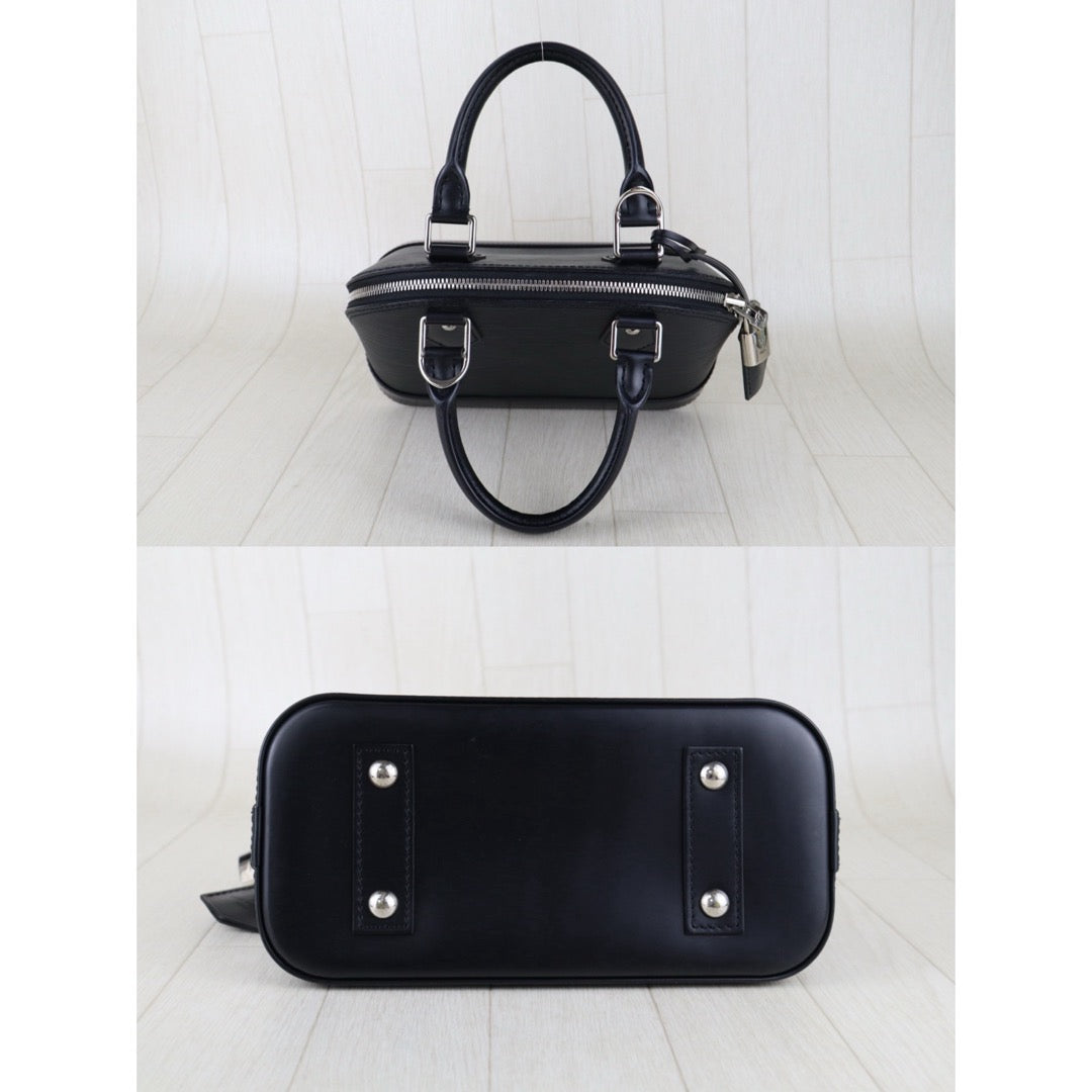 Very Good ( Rank A)｜LV Epi Alma BB HandBag Shoulder Bag Black IC Chips Model｜S25052803