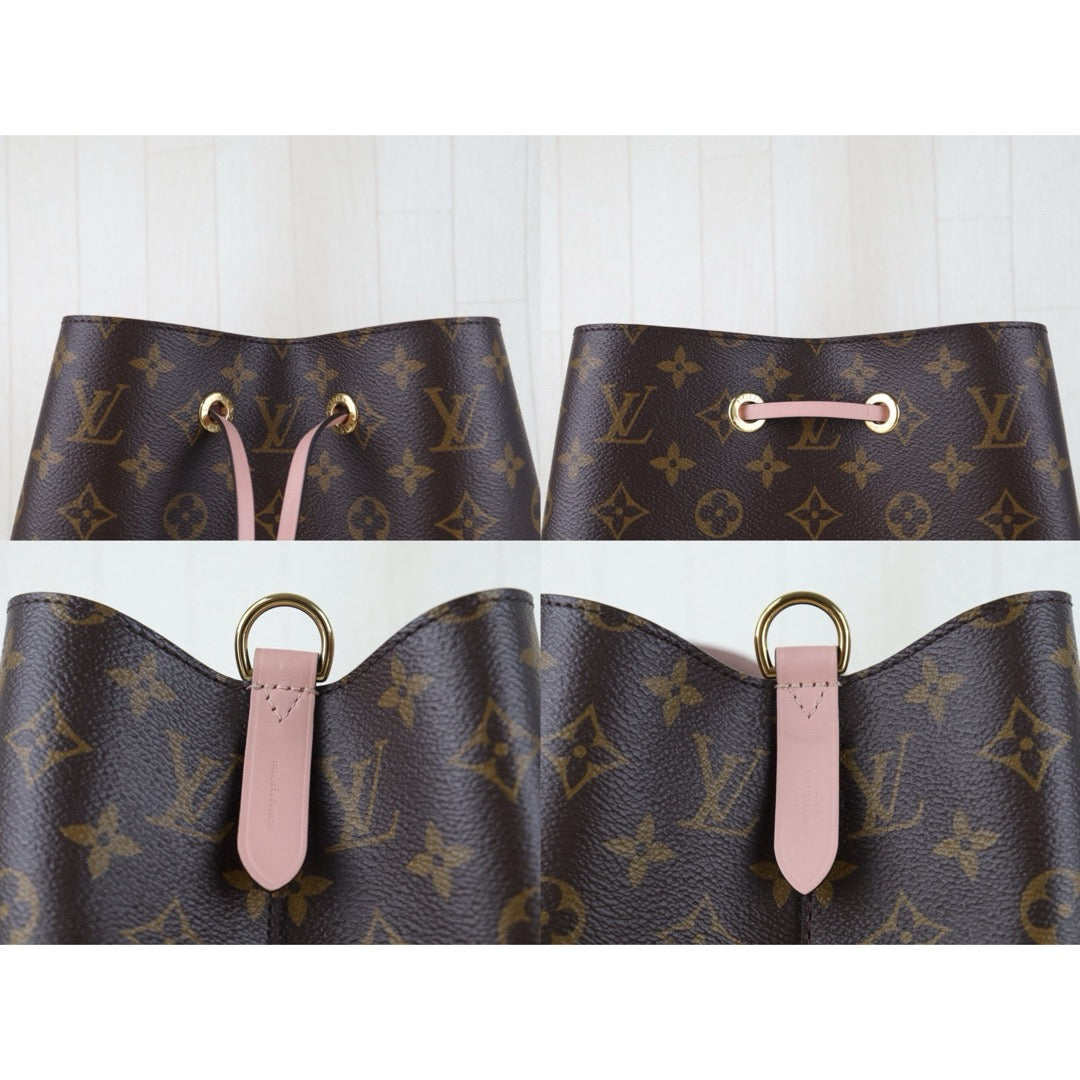 Include Entrupy Certificate of Authenticity｜Very Good ( Rank A)｜ Louis Vuitton Monogram Neo Noe Shoulder Bag Pink IC Chips Model｜H26062201