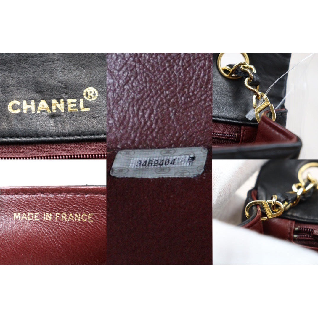 Rank AB｜ CHANEL Matrasse Lamb Skin Chain Bag Made in 1994-1996 Year｜P24061136