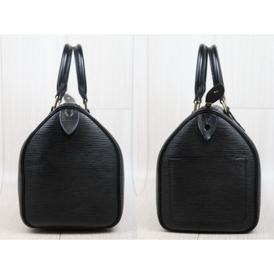 Good ( Rank AB)｜ LV Epi Speedy 25 Hand Bag Black｜25052907