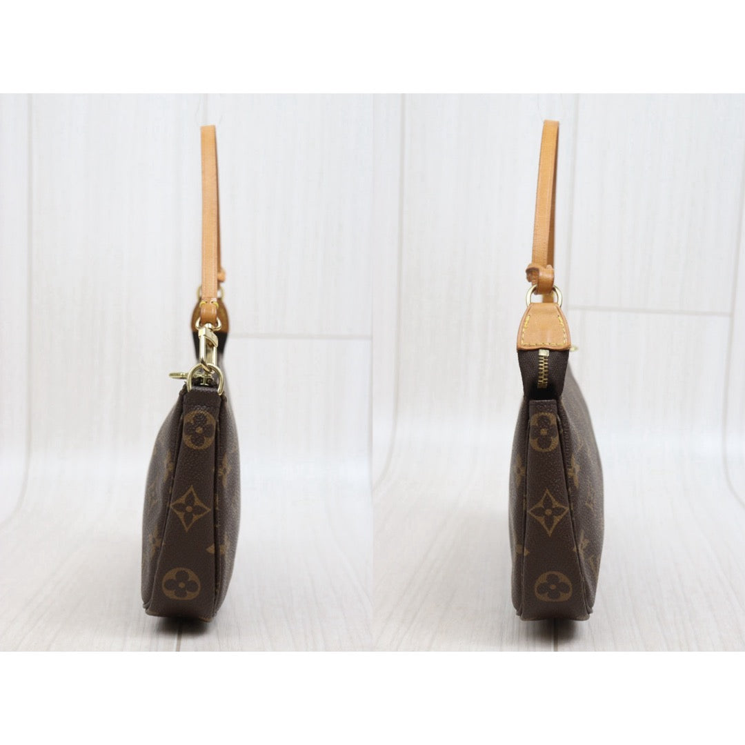 Include Entrupy Certificate of Authenticity｜Good ( Rank AB)｜Louis Vuitton Monogram Pochette Accessoires ｜26052804