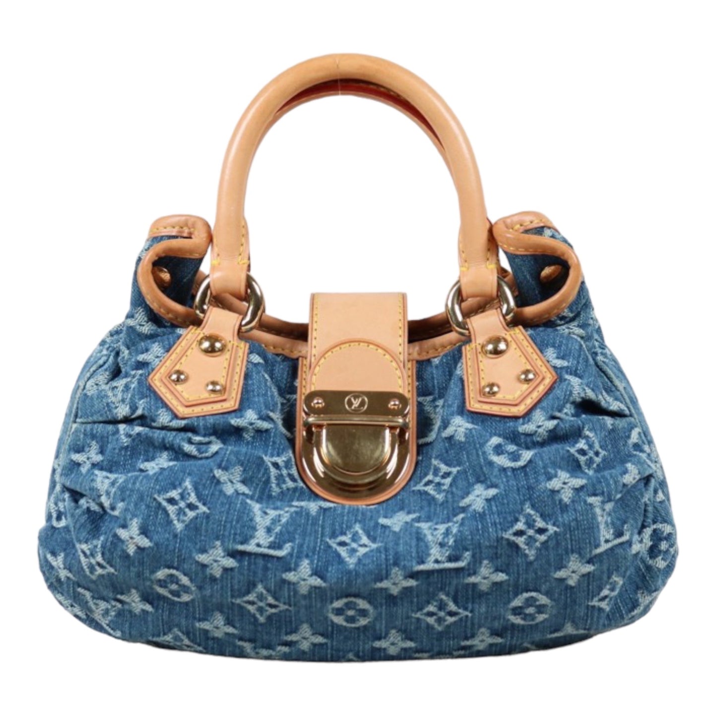 Rank A｜  LV Monogram Denim Hand Bag   ｜S24050901