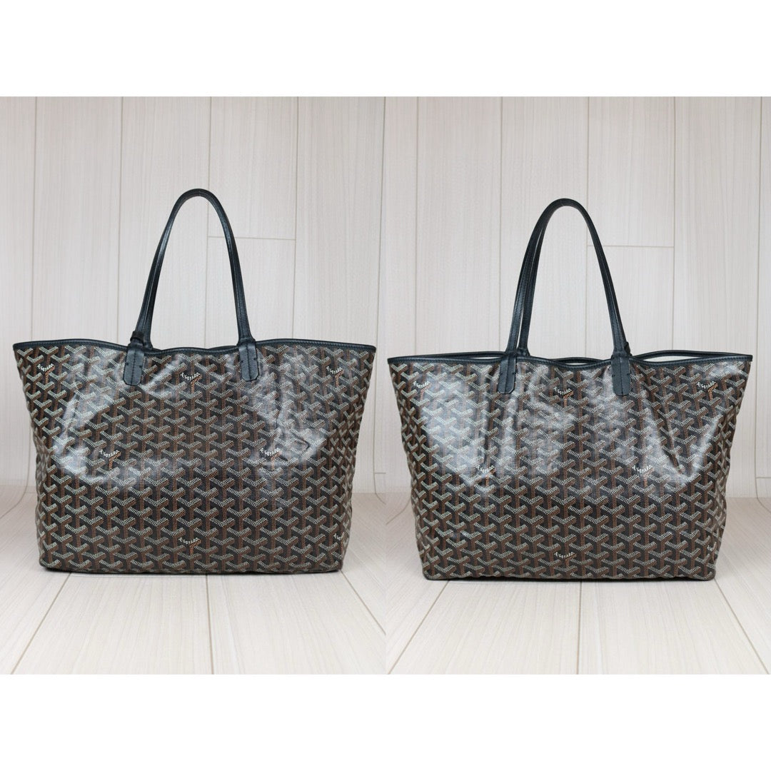 Very Good ( Rank A) ｜ Goyard Saint-Louis PM Tote Bag Black｜S24071438