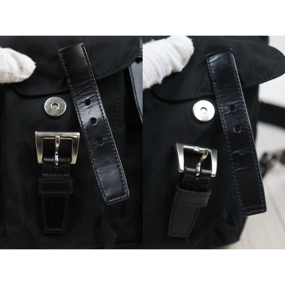 Good ( Rank AB)｜Prada Nylon Backpack Small  Black｜25071710