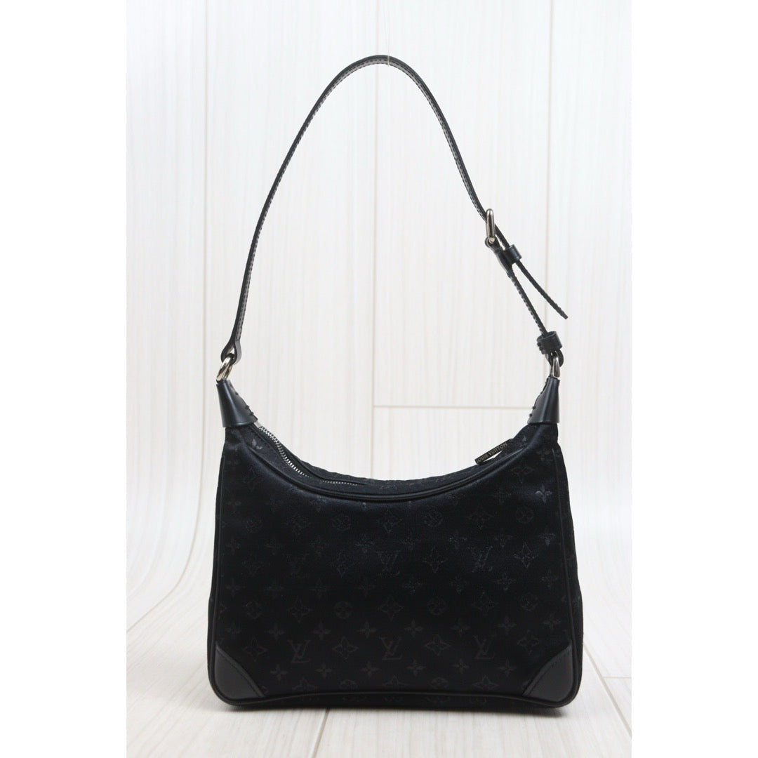 Include Entrupy Certificate of Authenticity｜Very Good ( Rank A) ｜Louis Vuitton Monogram  Satin  Little BoulognebMini Shoulder Bag ｜26093002