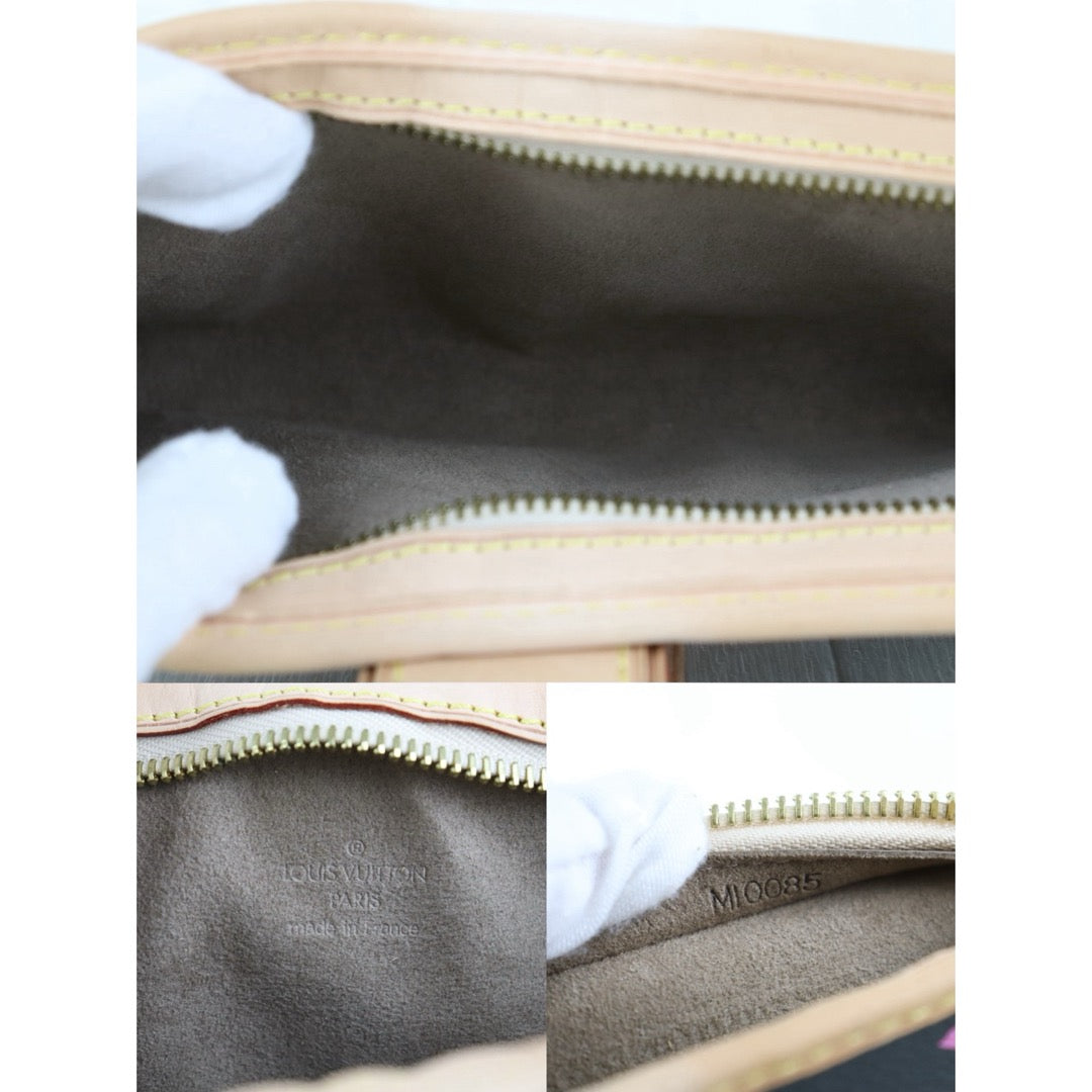 Include Entrupy Certificate of Authenticity｜Very Good ( Rank A)｜  Louis Vuitton Monogram  Multicolor Shirley Clutch Hand Bag｜S26072520