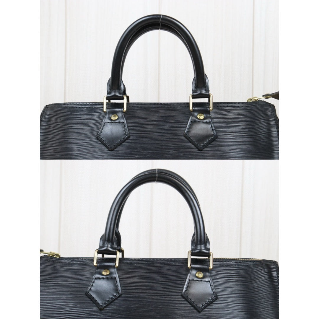 Good ( Rank AB)｜ LV Epi Speedy 25 Hand Bag Black｜25052110