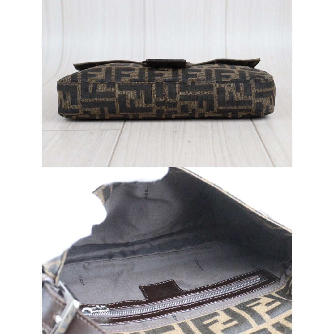 Rank AB｜ FENDI Zucca Mamma Baguette Shoulder Bag ｜23101314
