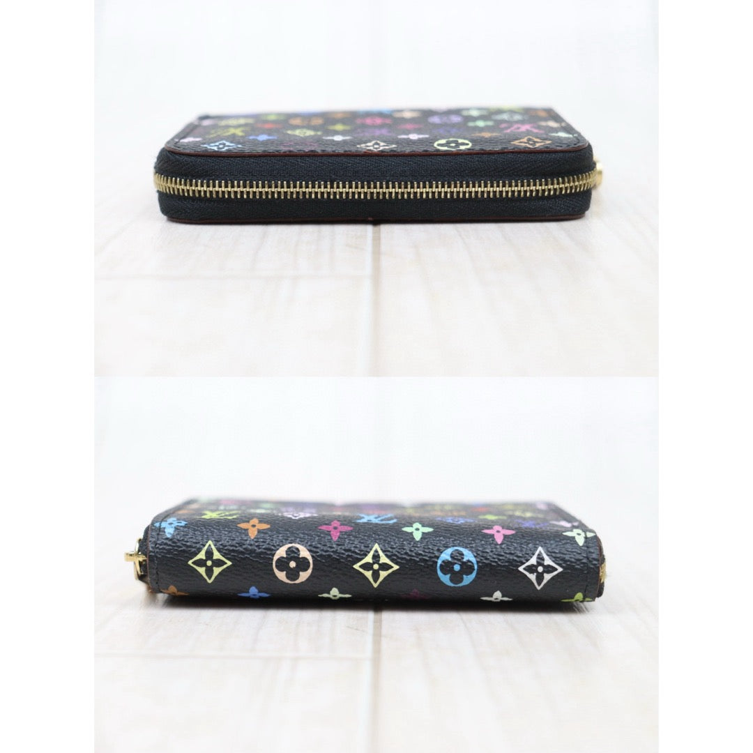 Very Good ( Rank A)｜ LV Monogram Multicolor Wallet Black ｜25022010