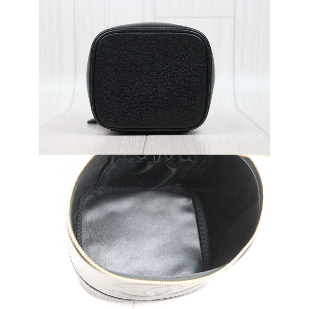 Good ( Rank AB)｜ CHANEL Caviar Skin Vanity Handbag  Made In 1996～1997Year ｜25041010
