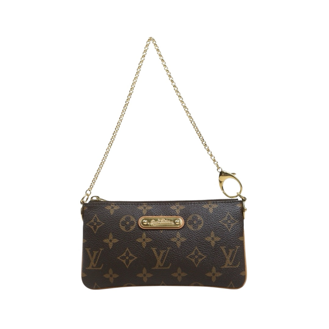 Include Entrupy Certificate of Authenticity｜Good ( Rank AB)｜ Louis Vuitton Monogram Milla MM Chain Bag｜26102304