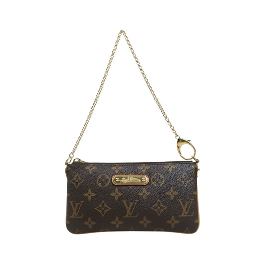 Include Entrupy Certificate of Authenticity｜Good ( Rank AB)｜ Louis Vuitton Monogram Milla MM Chain Bag｜26102304