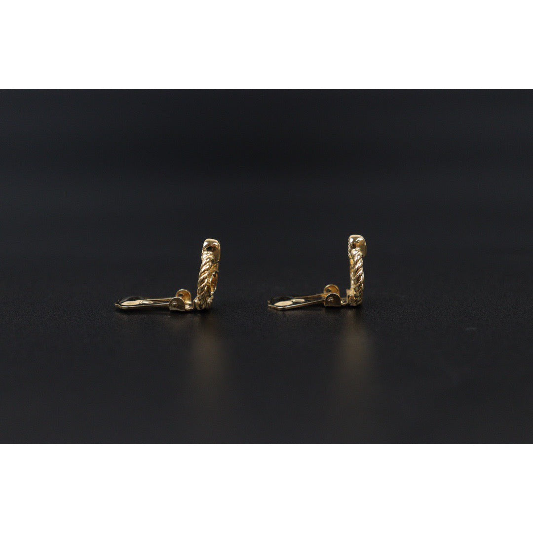 Very Good ( Rank A) ｜ Dior CD Earring Gold Plated｜24050926