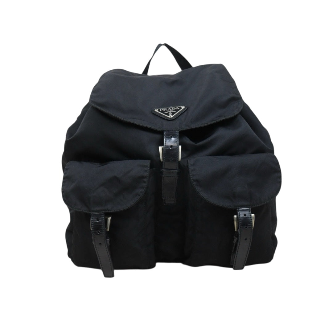 Good ( Rank AB)｜Prada Nylon Backpack Medium Black｜25122524