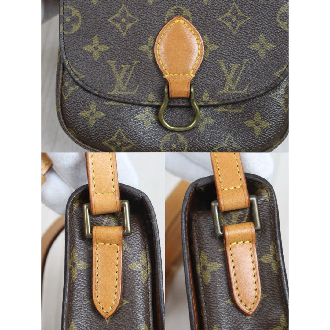 Include Entrupy Certificate of Authenticity｜Good ( Rank AB)｜ Louis Vuitton Monogram Pork skin Saint Cloud PM Shoulder Bag ｜26072104