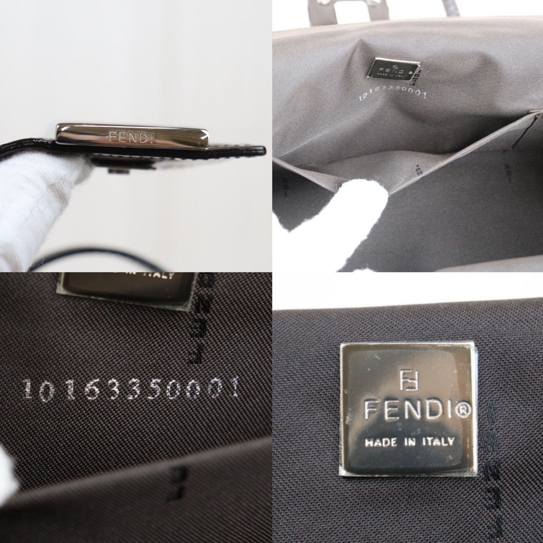 Rank A ｜ FENDI Zucca Mamma Shoulder Bag ｜Q24030503