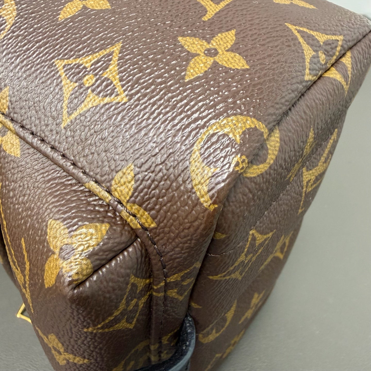 Include Entrupy Certificate of Authenticity｜Good ( Rank AB)｜  Louis Vuitton Monogram Coated Canvas Mini Palm Springs Backpack