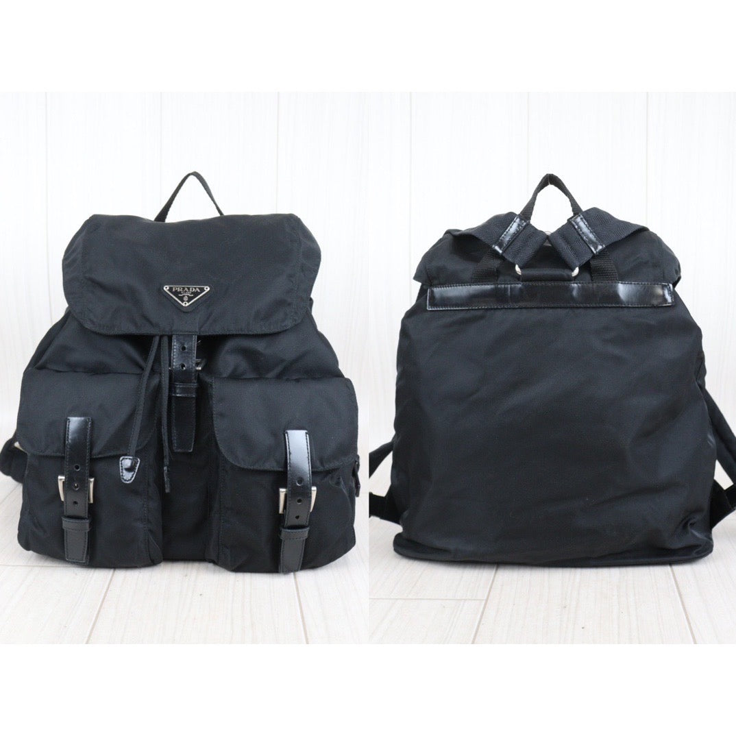 Rank A｜Prada Nylon Backpack Medium Black｜V23100618