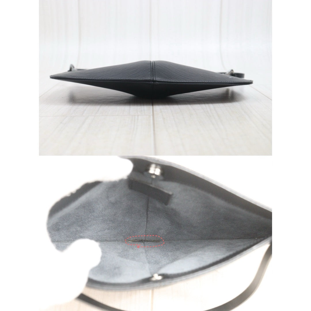 Include Entrupy Certificate of Authenticity｜Very Good ( Rank A)｜ Louis Vuitton Epi Shoulder Bag Black｜26071301
