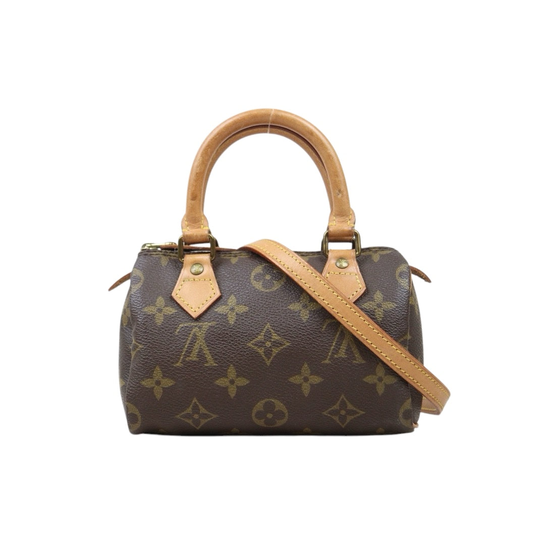 Good ( Rank AB)｜ LV Monogram Mini Speedy Handbag With Shoulderstrap｜V24121914