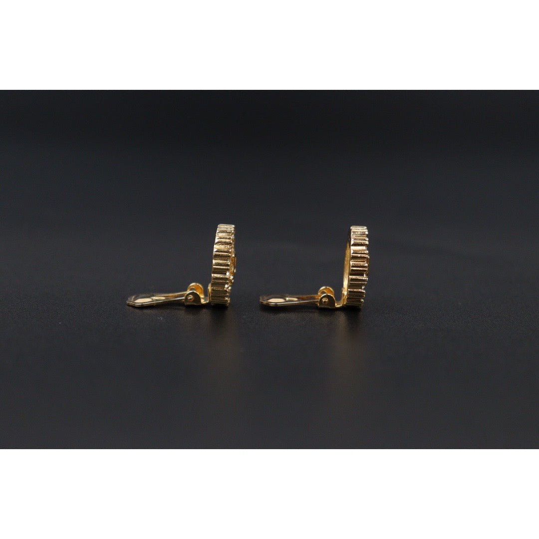 Rank A ｜ Dior CD Earring Gold Plated｜24051614