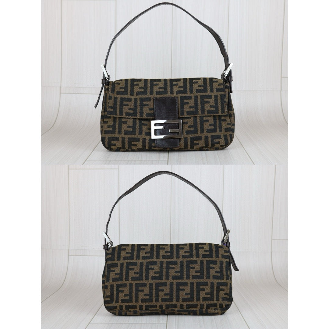 Good ( Rank AB)｜ FENDI Zucca Mamma Baguette Shoulder Bag｜S24122404