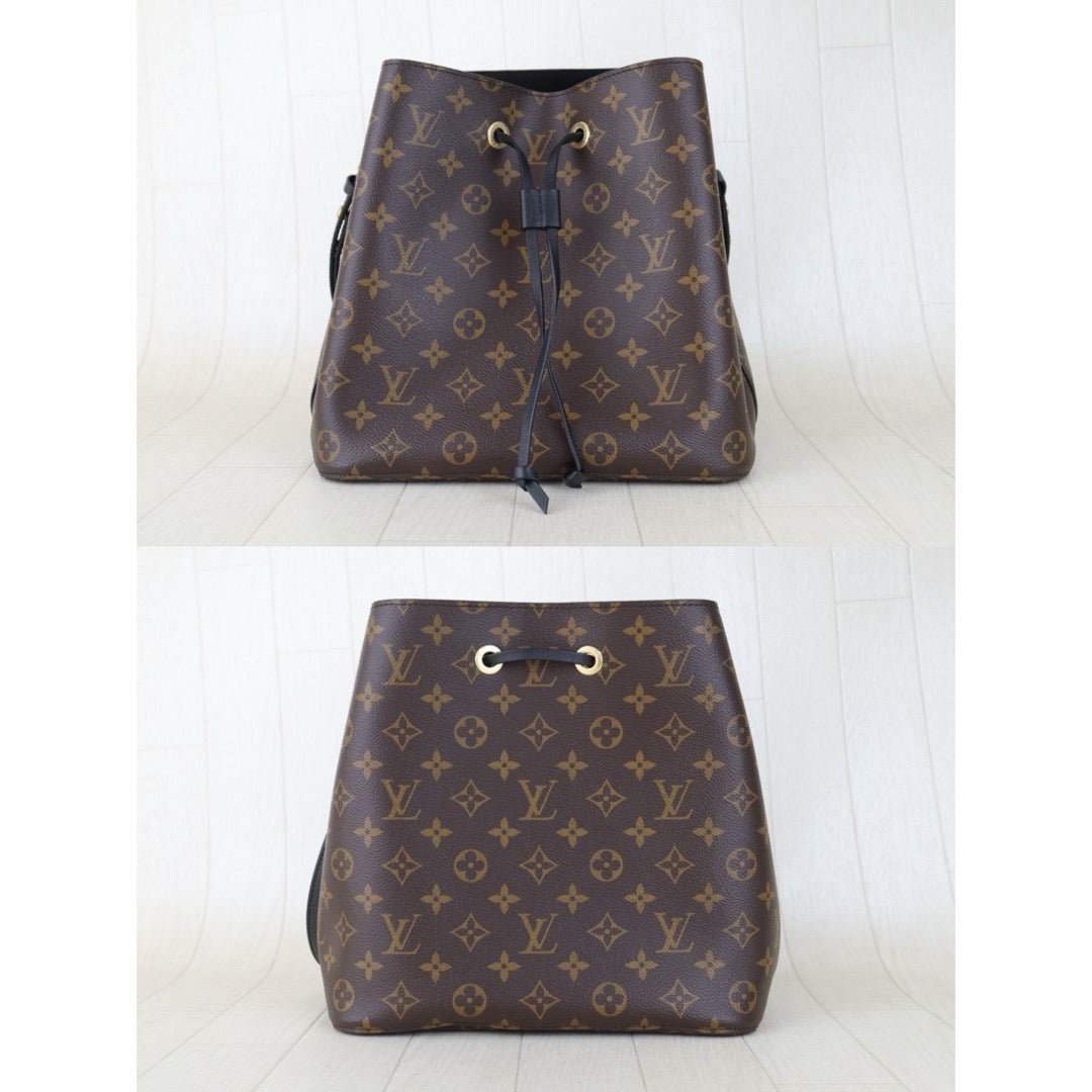 Include Entrupy Certificate of Authenticity｜Very Good ( Rank A)｜ Louis Vuitton Monogram Neo Noe Shoulder Bag Black Current Model IC Chips Model ｜S26022802