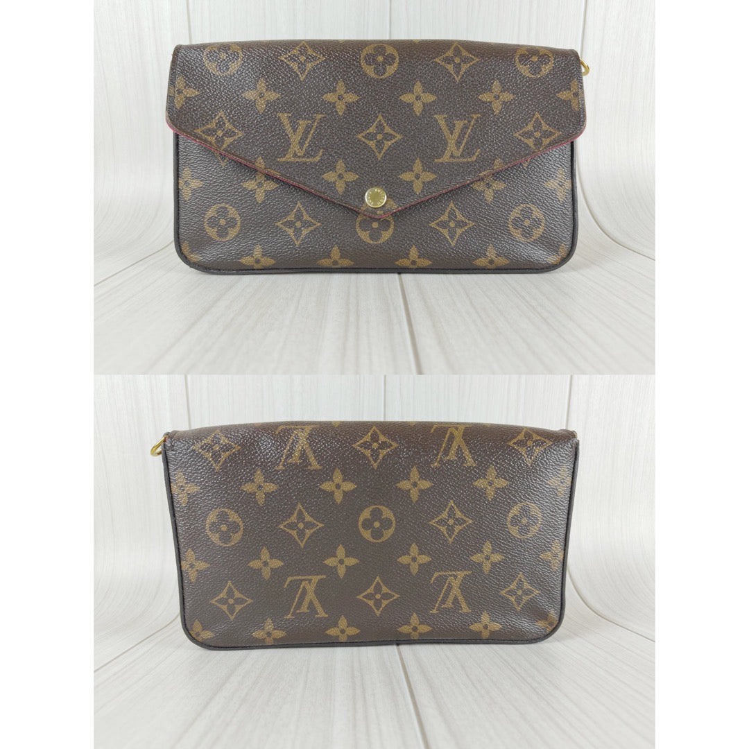 Rank AB ｜LV Monogram Pochette Felicie Shoulder Bag｜S23120401