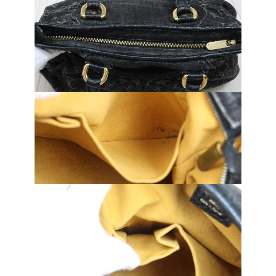 Good ( Rank AB)｜ LV Denim Monogram Black Tote Bag Shoulder Bag｜26030801