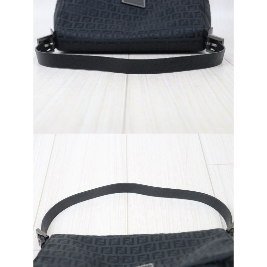 Good ( Rank AB)｜ FENDI Mamma Baguette Shoulder Bag Black ｜24091207