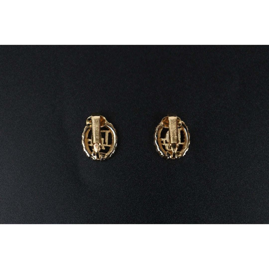 Very Good ( Rank A) ｜ Dior CD Rhinestone Earring ｜V25110613