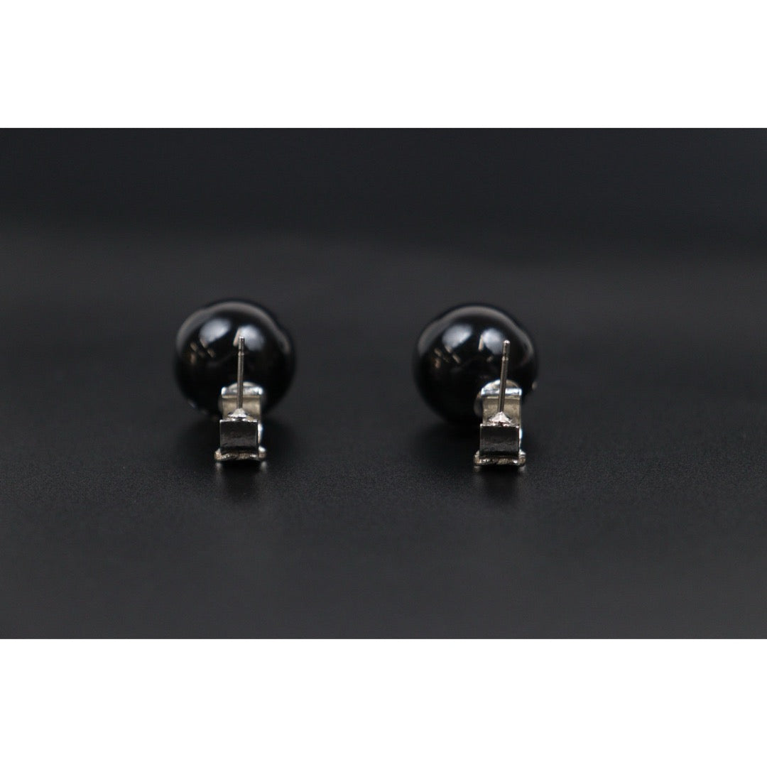 Very Good ( Rank A) ｜CHANEL 22P COCO Mark Rhinestone Earrings Made In 2021Year｜V25121110