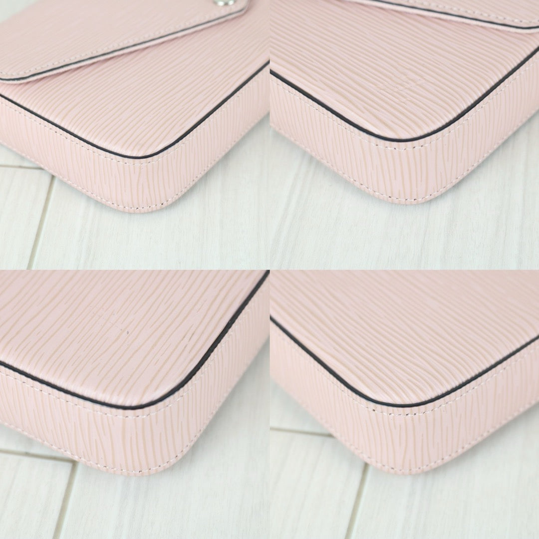 Good ( Rank AB)｜LV Epi Pochette Felicie Shoulder Bag Pink｜X25091411