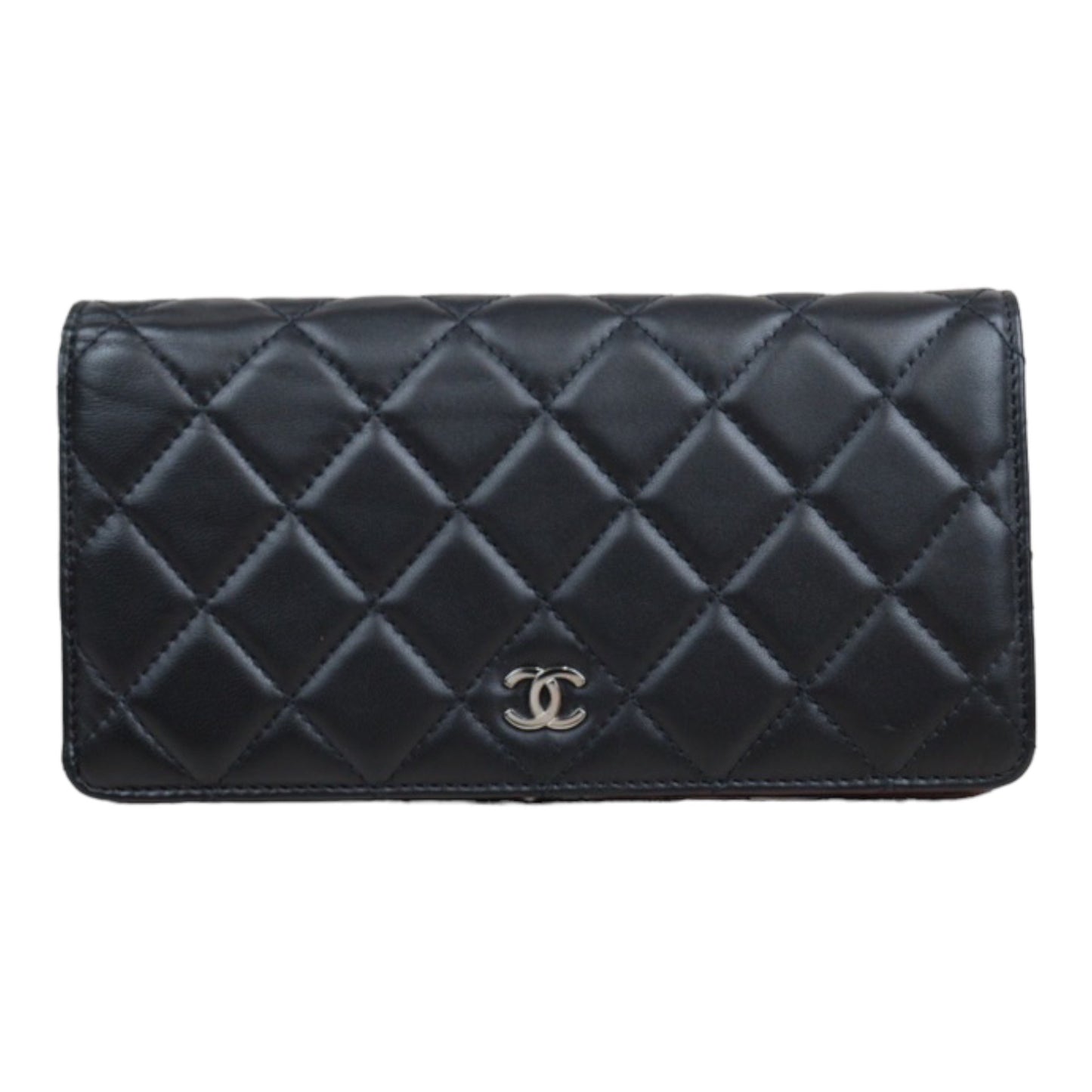 Rank A ｜ CHANEL Lamb Leather Long Wallet Made in 2009-2010 Year｜23112712