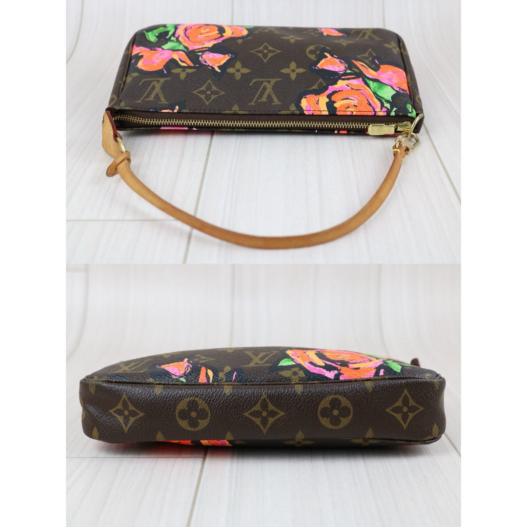 Good ( Rank AB)｜ LV Stephen Sprouse   Rose Monogram Pochette Accessoires ｜S24101109