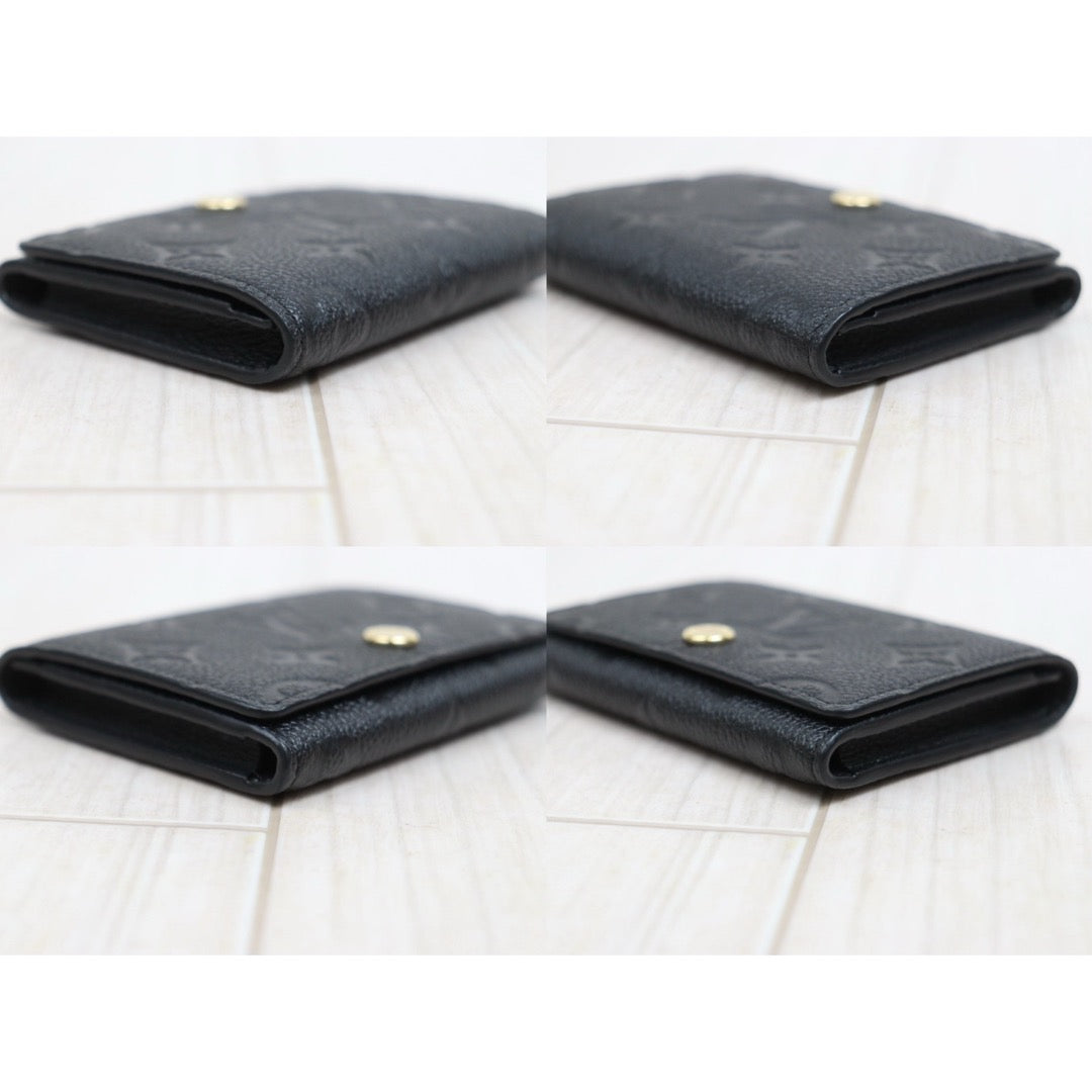 Very Good ( Rank A)｜Full Set  LV Monogram  Empreinte  Porto Carte  Black Card Holder IC Chips Model ｜26030506